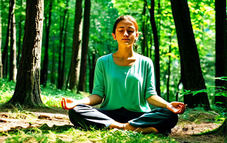 Nature Connection**

"A young woman, fully clothed in modest outdoor attire, meditating peacefully in a lush green forest in Turkey. Sunlight filters through the trees, illuminating her serene face. Perfect anatomy, correct proportions, natural pose, well-formed hands, proper finger count, natural body proportions. Safe for work, appropriate content, professional, family-friendly, high quality."

**